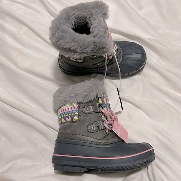 NWT- London Fog- Girls 10c. Winter Boot - Picture 2 of 6